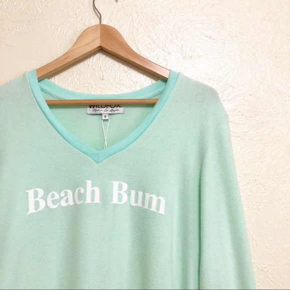 New Wildfox Beach Bum V Neck Sweater - Picture 3 of 5